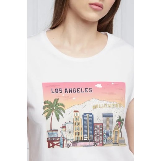 Liu Jo T-shirt | Regular Fit Liu Jo S wyprzedaż Gomez Fashion Store