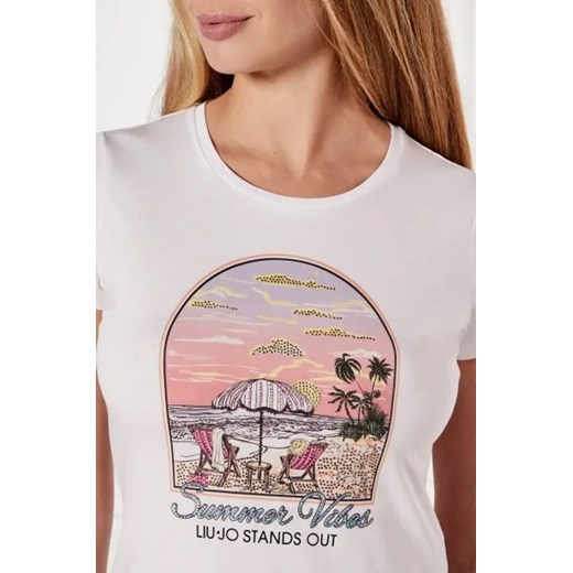 Liu Jo T-shirt | Regular Fit Liu Jo S okazyjna cena Gomez Fashion Store