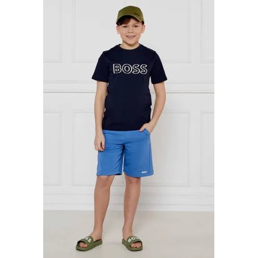 T-shirt chłopięce Boss Kidswear 