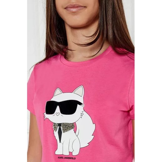Karl Lagerfeld Kids T-shirt | Regular Fit 162 wyprzedaż Gomez Fashion Store