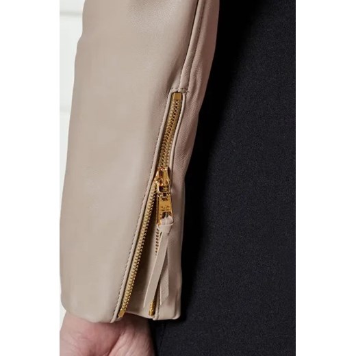 Elisabetta Franchi Skórzana kurtka | Slim Fit Elisabetta Franchi 36 wyprzedaż Gomez Fashion Store