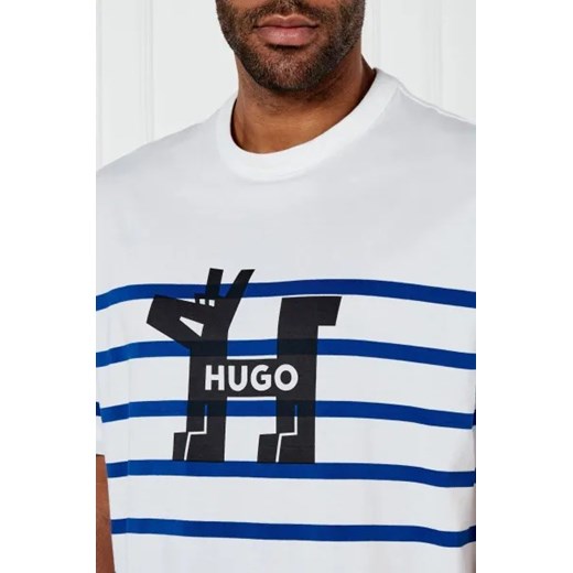 T-shirt męski Hugo Blue 