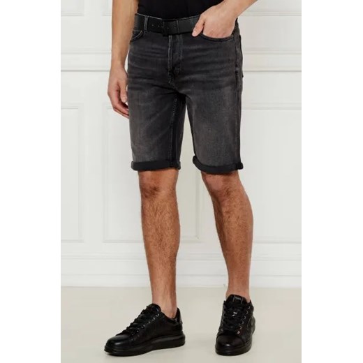 HUGO Jeansowe szorty 634 | Tapered fit 31 promocja Gomez Fashion Store