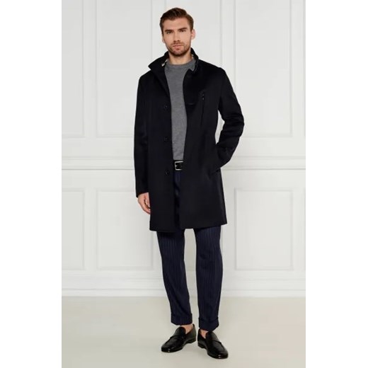BOSS BLACK Wełniany płaszcz H-Hyde-SU-244 | z dodatkiem kaszmiru 54 okazyjna cena Gomez Fashion Store