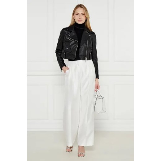 Marc Cain Skórzana kurtka | Slim Fit Marc Cain 36 promocja Gomez Fashion Store