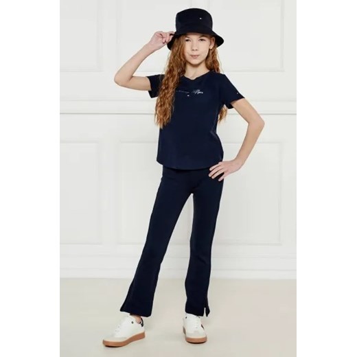 Tommy Hilfiger Spodnie | flare fit Tommy Hilfiger 128 okazyjna cena Gomez Fashion Store