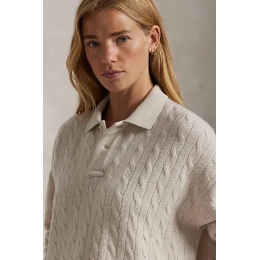 POLO RALPH LAUREN Wełniany sweter | Cropped Fit | z dodatkiem kaszmiru Polo Ralph Lauren XL okazja Gomez Fashion Store