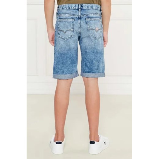 Guess Jeansowe szorty | Regular Fit | z dodatkiem lnu Guess 164 okazyjna cena Gomez Fashion Store