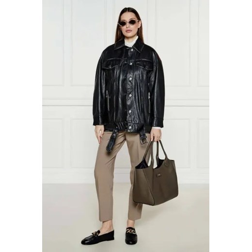 MAX&Co. Skórzana kurtka BEGONIA | Oversize fit 34 okazyjna cena Gomez Fashion Store