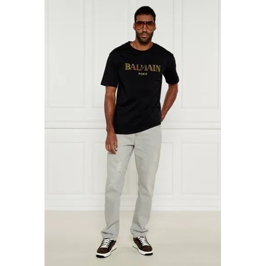 Balmain T-shirt | Straight fit L Gomez Fashion Store wyprzedaż