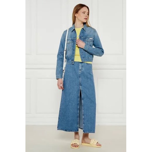 Calvin Klein Jeans Jeansowa kurtka 90''S | Cropped Fit L wyprzedaż Gomez Fashion Store