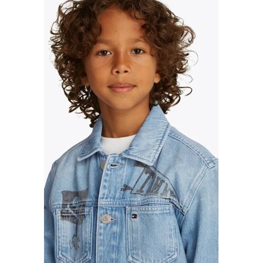 Tommy Hilfiger Jeansowa kurtka | Oversize fit Tommy Hilfiger 176 Gomez Fashion Store promocyjna cena