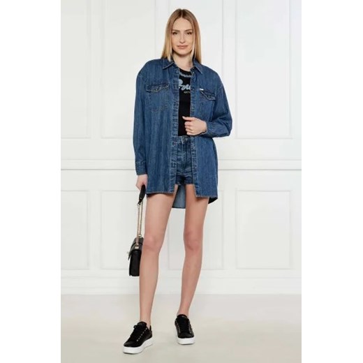 Guess Jeans Jeansowa koszula | Oversize fit M wyprzedaż Gomez Fashion Store