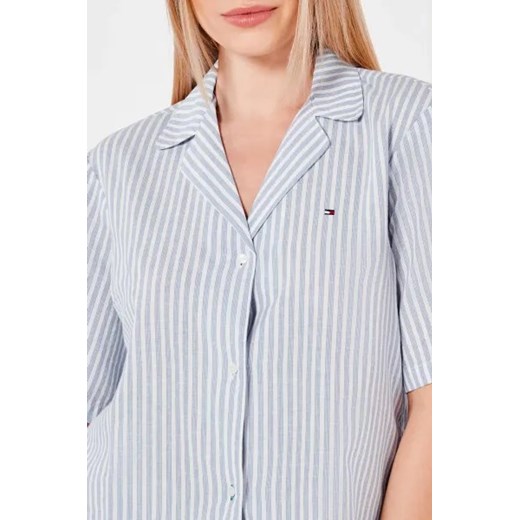 Tommy Hilfiger Piżama | Relaxed fit | z dodatkiem lnu Tommy Hilfiger XS okazja Gomez Fashion Store