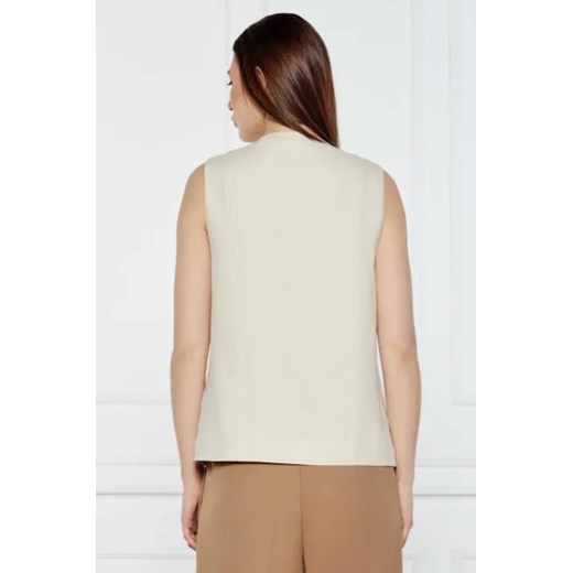 Marc O' Polo Lniana kamizelka | Regular Fit 38 promocyjna cena Gomez Fashion Store