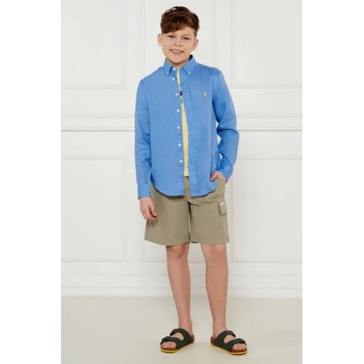 Koszula chłopięca Polo Ralph Lauren lniana 