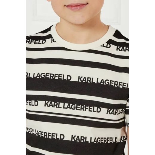 Karl Lagerfeld Kids T-shirt | Regular Fit 138 okazyjna cena Gomez Fashion Store
