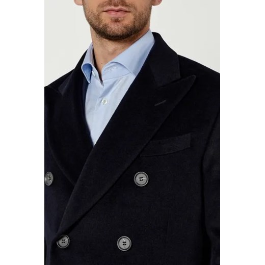 Oscar Jacobson Wełniany płaszcz | z dodatkiem kaszmiru Oscar Jacobson 48 okazja Gomez Fashion Store