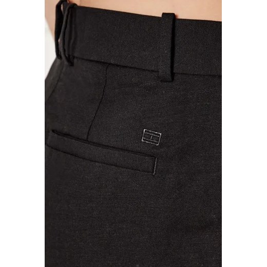 Tommy Hilfiger Szorty | Regular Fit | z dodatkiem lnu Tommy Hilfiger 38 okazja Gomez Fashion Store