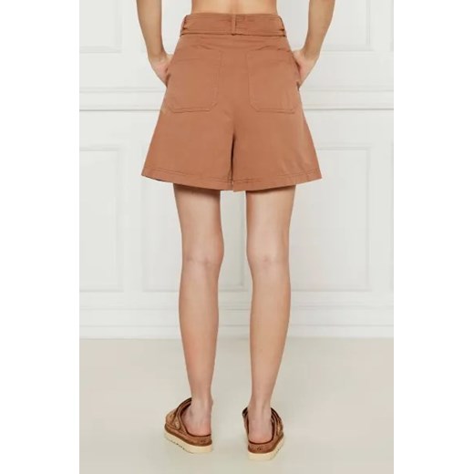 Weekend MaxMara Szorty CIRINO | Relaxed fit | z dodatkiem lnu Weekend Maxmara 42 okazyjna cena Gomez Fashion Store
