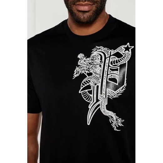 Philipp Plein T-shirt Dragon | Regular Fit XL okazja Gomez Fashion Store