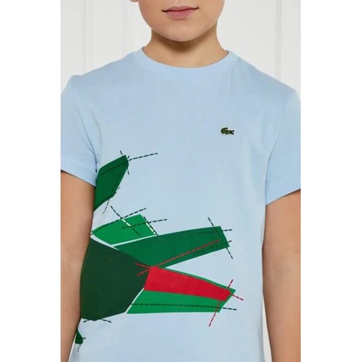 Bluzka dziewczęca Lacoste bawełniana 