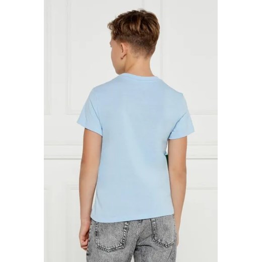 Bluzka dziewczęca Lacoste bawełniana 