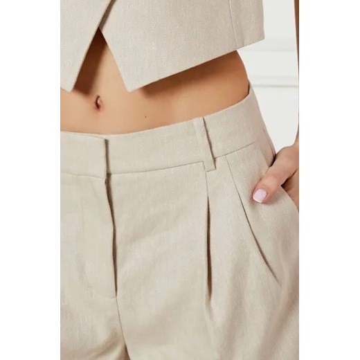 Michael Kors Lniane szorty | Regular Fit Michael Kors 38 Gomez Fashion Store okazja