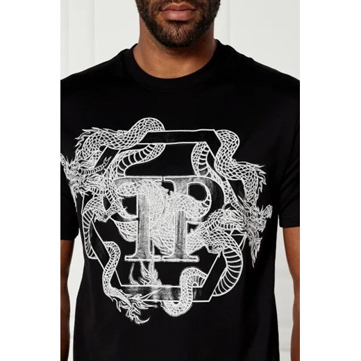 Philipp Plein T-shirt Dragon Hexagon | Regular Fit M Gomez Fashion Store promocja
