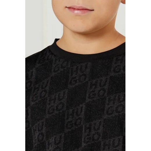 HUGO KIDS T-shirt ALL OVER | Relaxed fit Hugo Kids 150 okazja Gomez Fashion Store