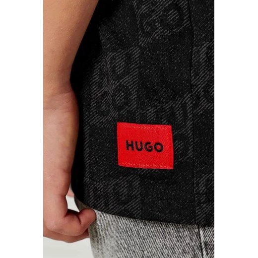 HUGO KIDS T-shirt ALL OVER | Relaxed fit Hugo Kids 150 Gomez Fashion Store promocyjna cena