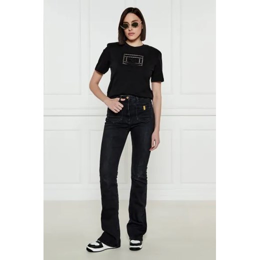 Elisabetta Franchi T-shirt | Regular Fit Elisabetta Franchi 34 wyprzedaż Gomez Fashion Store
