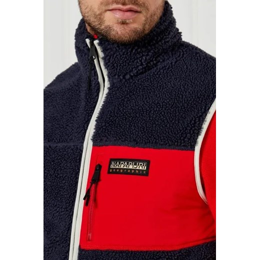 Napapijri Polarowy bezrękawnik Yupik | Regular Fit Napapijri XL okazja Gomez Fashion Store