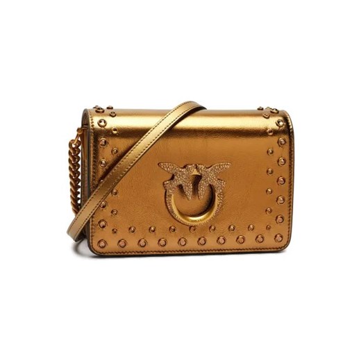 Pinko Skórzana listonoszka LOVE CLICK MINI Pinko One Size okazyjna cena Gomez Fashion Store