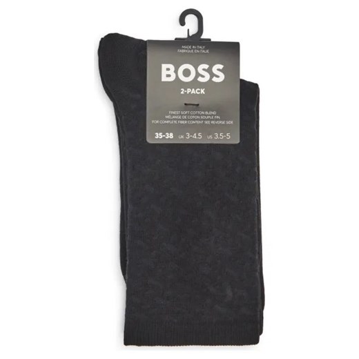 BOSS BLACK Skarpety 2-pack 2P RS Monogram CC W 35/38 Gomez Fashion Store promocja