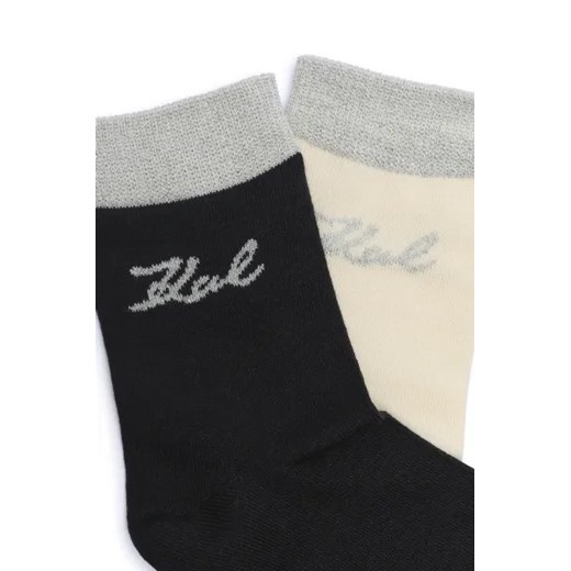 Karl Lagerfeld Skarpety 2-pack k/signature Karl Lagerfeld One Size Gomez Fashion Store promocja