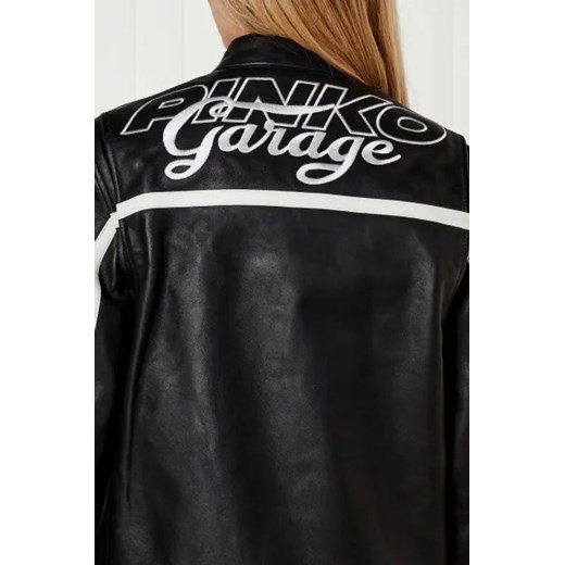 Pinko Skórzana kurtka GABRIEL | Regular Fit Pinko 40 okazyjna cena Gomez Fashion Store