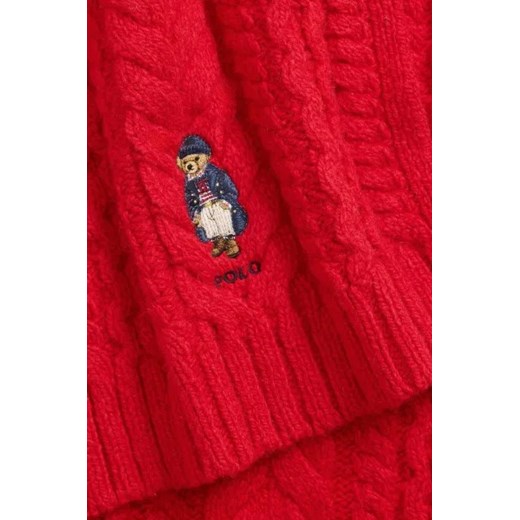 POLO RALPH LAUREN Wełniany szal Polo Ralph Lauren One Size okazyjna cena Gomez Fashion Store