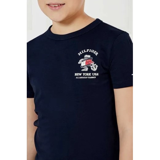 T-shirt chłopięce Tommy Hilfiger z bawełny