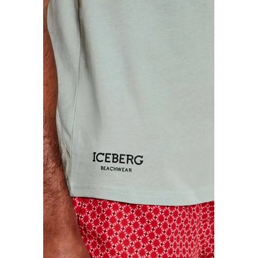 T-shirt męski Iceberg wiosenny