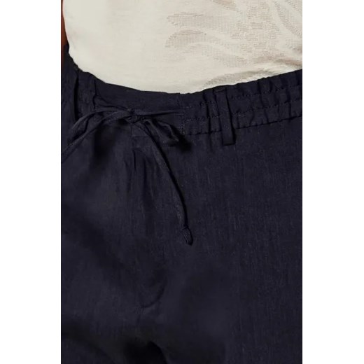 BOSS BLACK Lniane szorty P-Peter-RDS-S-WG-252 | Relaxed fit 56 okazyjna cena Gomez Fashion Store