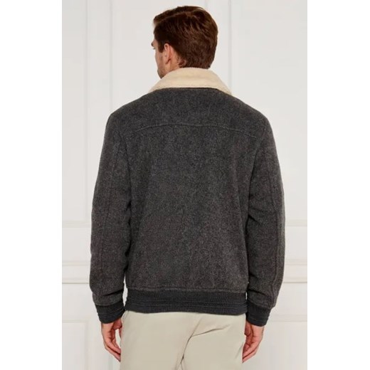 Tommy Hilfiger Wełniana kurtka | Regular Fit | shearling Tommy Hilfiger XXL okazja Gomez Fashion Store