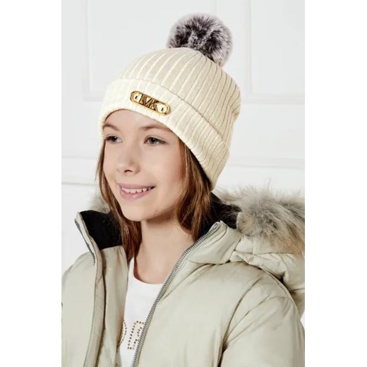 Michael Kors KIDS Czapka | z dodatkiem wełny Michael Kors Kids 54/56 promocyjna cena Gomez Fashion Store