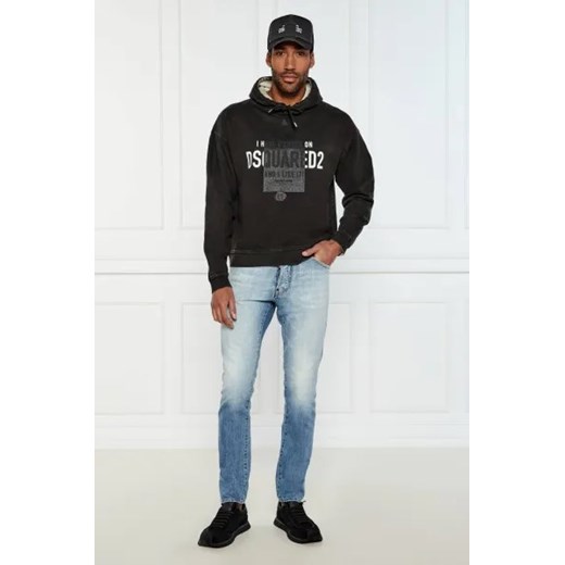 Jeansy męskie Dsquared2 bawełniane 