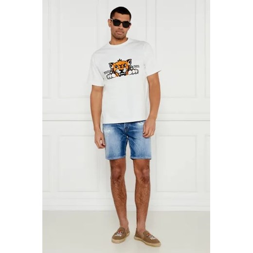Dsquared2 Jeansowe szorty Marine | Slim Fit Dsquared2 52 promocyjna cena Gomez Fashion Store