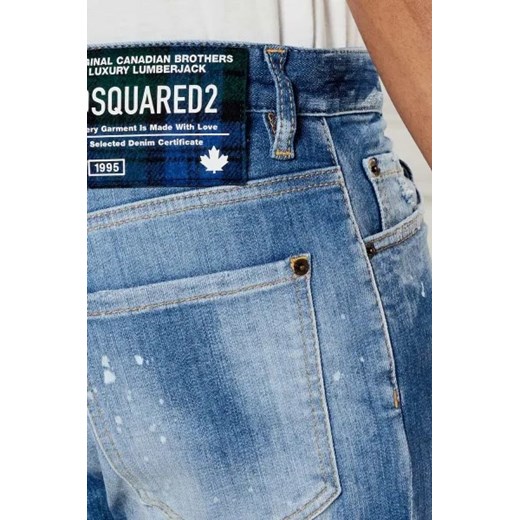 Dsquared2 Jeansowe szorty Marine | Slim Fit Dsquared2 52 okazja Gomez Fashion Store