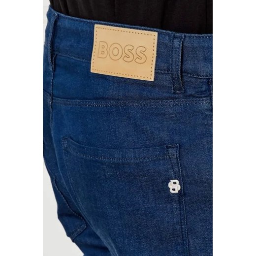 Jeansy męskie BOSS HUGO z bawełny 