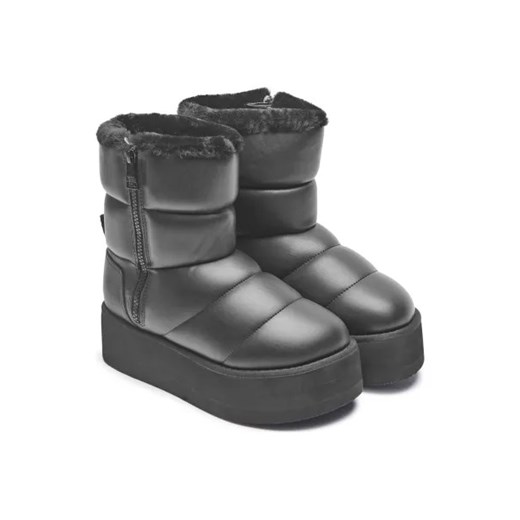 Śniegowce damskie Karl Lagerfeld tkaninowe 