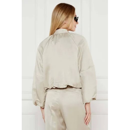 Marella SPORT Kurtka bomber Gilda | Relaxed fit | z dodatkiem lnu 40 wyprzedaż Gomez Fashion Store