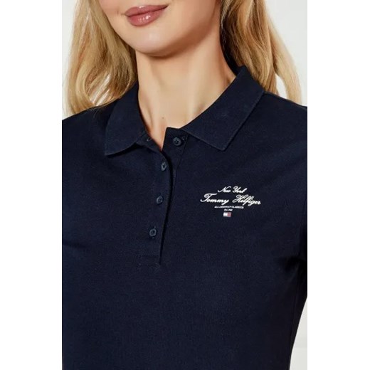 Bluzka damska Tommy Hilfiger z kołnierzykiem